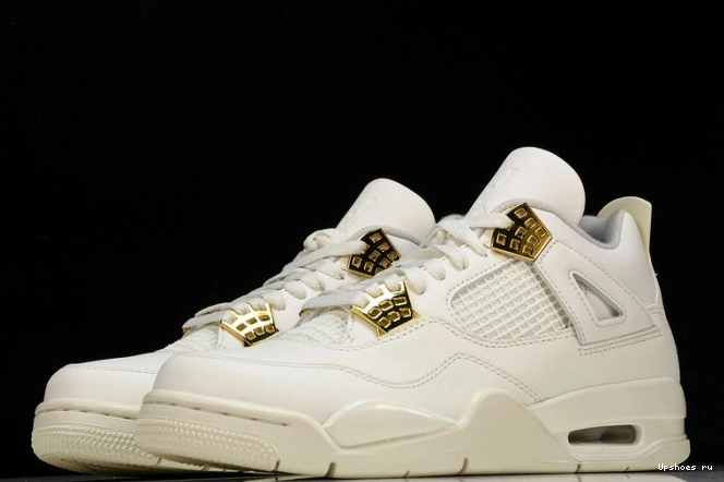 AQ9129-170 Gold Retro 4 Jordan Metallic 0803